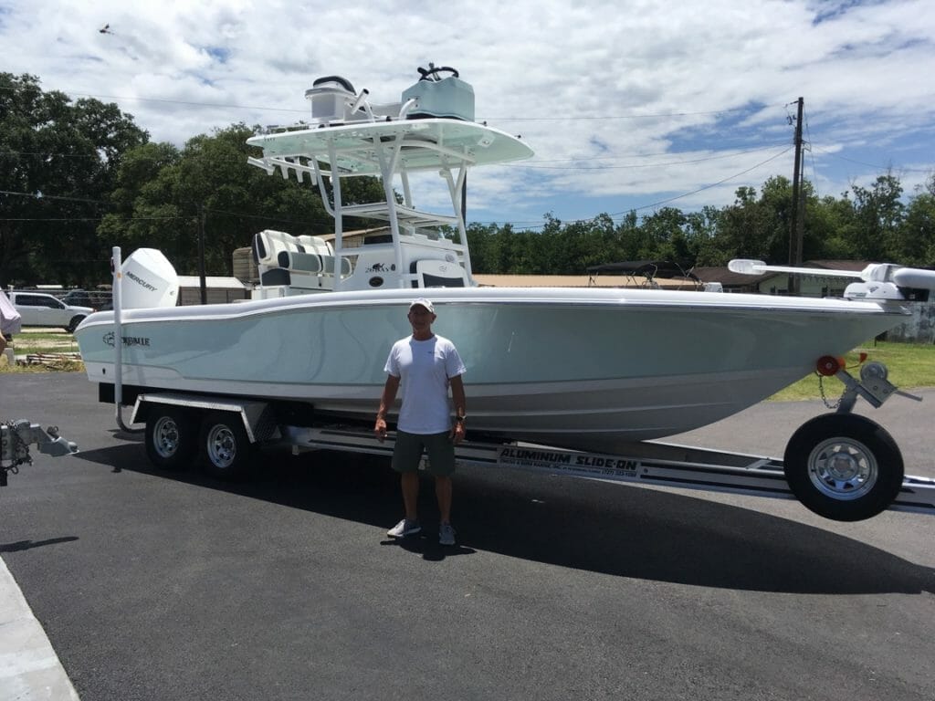crevalle sweat slide on trailer