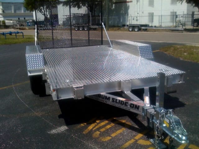 custom aluminum utility trailer