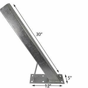 Winch Post-PO2160-H.D. WINCH POST 3X3X30"[6HOLE]