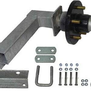 Pro Spare Tire Mounts-PV1818-TIRE MNT W/HUB 5L ASSEMBL