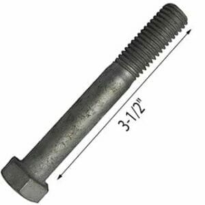 1/2" Galvanized Hex Head Screws-PY1640-HEX HD 1/2 X 3-1/2 HDG