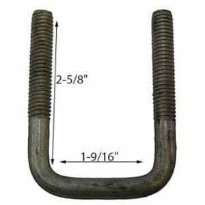 3/8" Stainless Steel Square UBolts