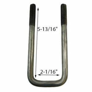 1/2" Stainless Steel Square UBolts