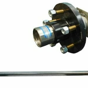 2" x 2" 93" Track 76"SC Straight Spring Axles-5L HD