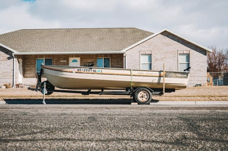 small boat trailer