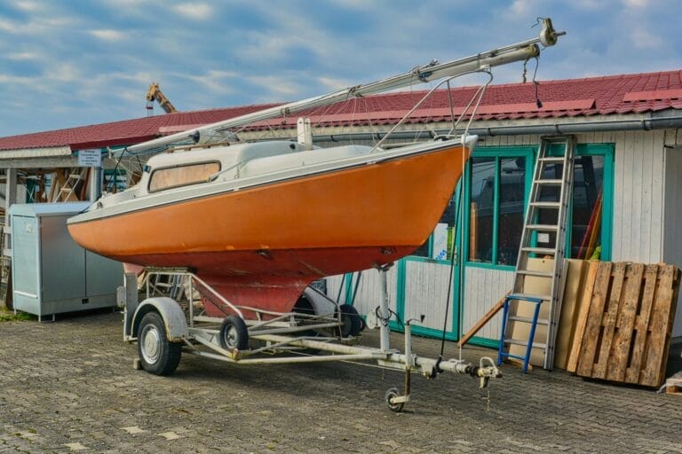 parts of a boat trailer